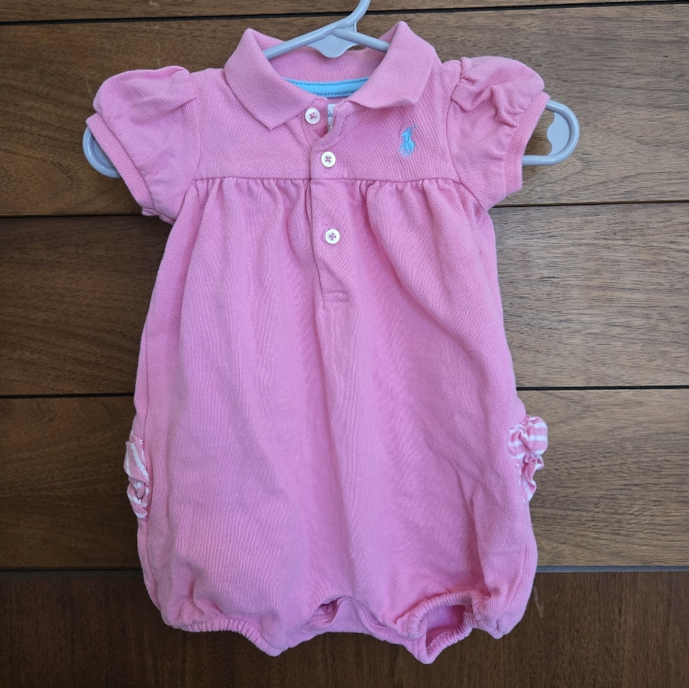 6 Month- Ralph Lauren Pink Romper